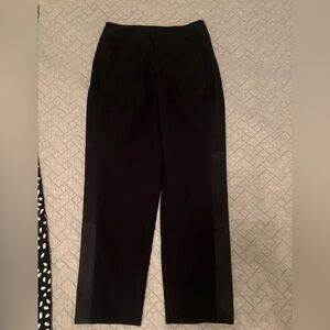 athleta womens tuxedo pants Black size 4